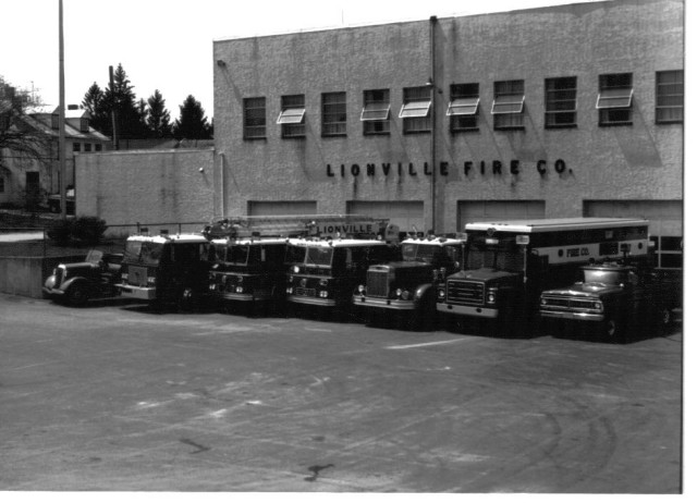 Lionville Fire Company Apparatus Circa 1986.